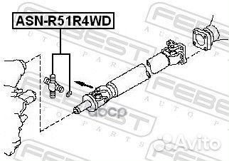 Крестовина карданного вала 27X92 ASN-R51R4WD