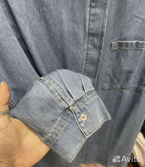 Джинсовое платье hm