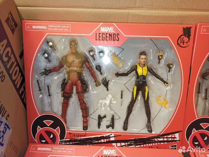 Набор фигурок Marvel Legends Deadpool and Negasoni
