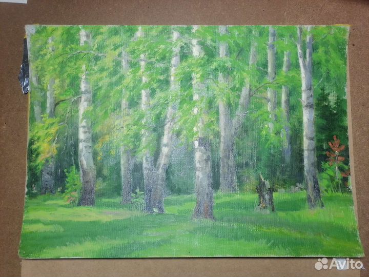Картина маслом пейзаж Филимонов А. И