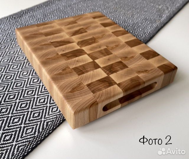 Торцевая разделочная доска из дуба