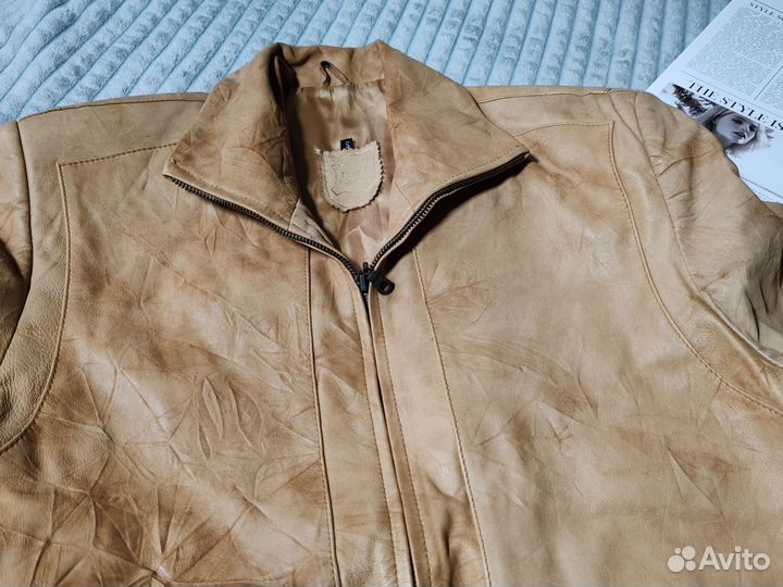 Кожаная куртка мужская