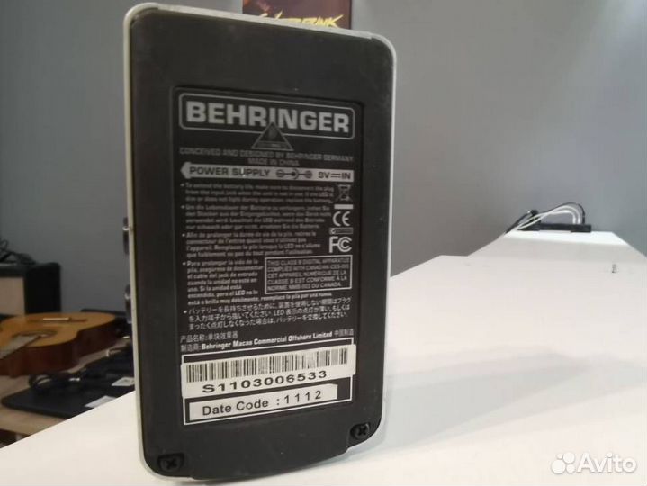 Гитарая Педаль Behringer Dd600 Digital Delay