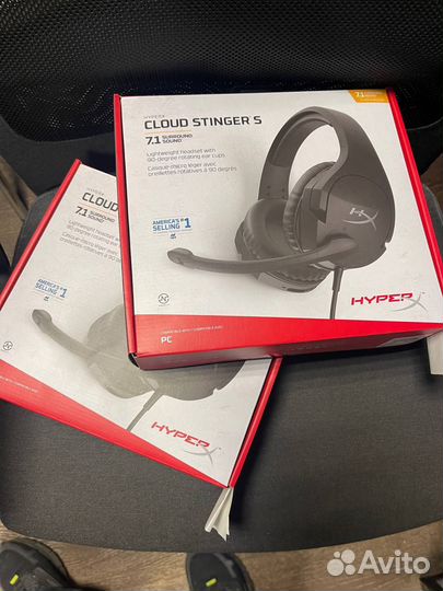 Проводная гарнитура HyperX Cloud Stinger S 7.1 чер