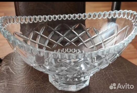 Салатница хрустальная