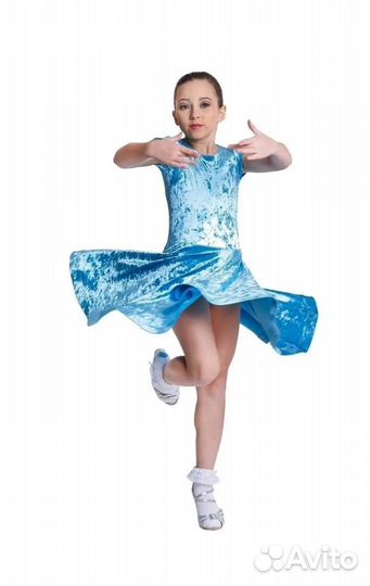 Рейтинговое платье для бальных танцев р36(134-140)