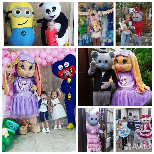 Аниматоры И ростовые куклы на кмв
