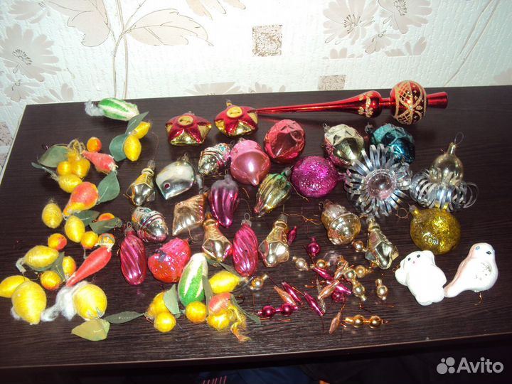 Новогодние Елочные Игрушки Дед Мороз СССР