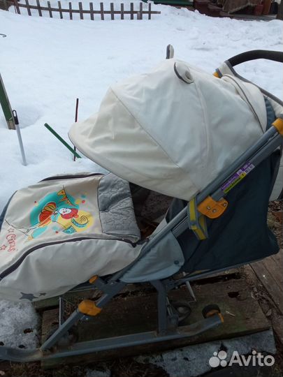 Санки коляска ника