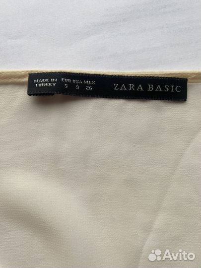 Блузка Зара Zara шифон размер S