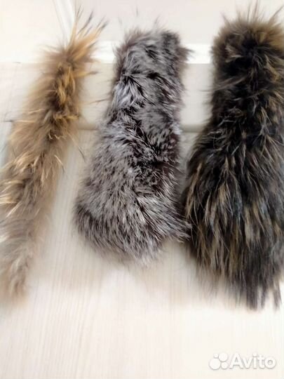 Меховой воротник натуральный