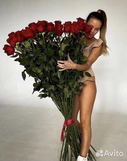 Длинные розы