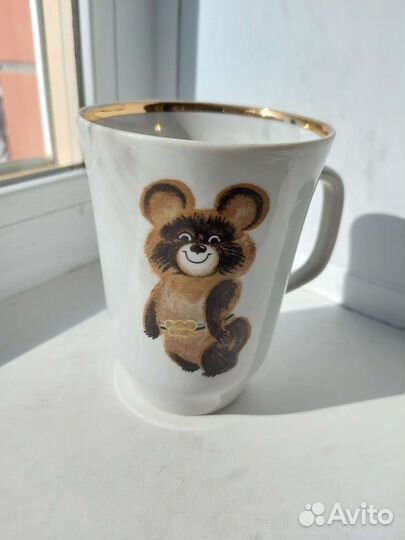 Бокал из фарфора олимпиада СССР