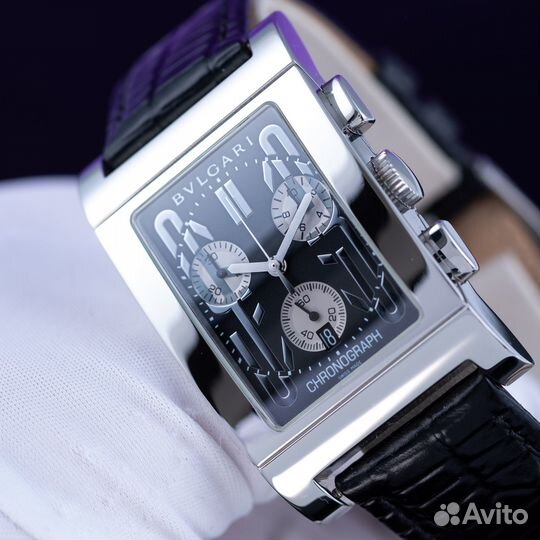 Оригинал Bvlgari Rettangolo Chronograph