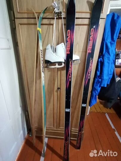 Новые беговые лыжи,фигурные коньки