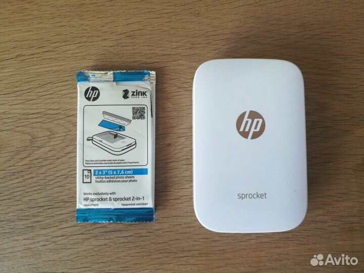 Компактный фотопринтер HP Sprocket