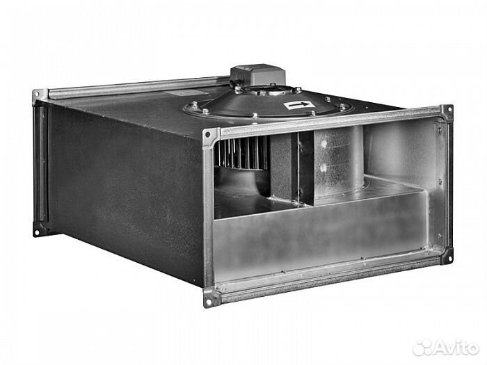 Прямоугольный канальный вентилятор ZFP 60-35-4D