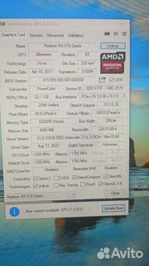 Rx 570 red dragon 4g