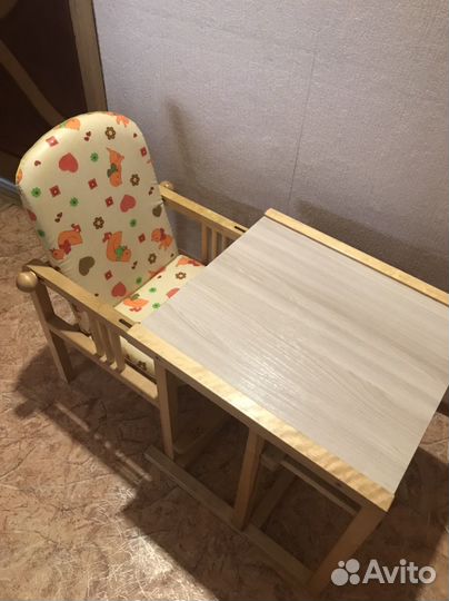 Стульчик трансформер для кормления Гном