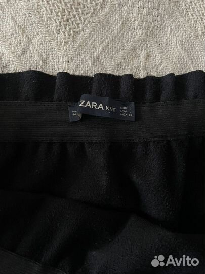 Кожаная юбка zara