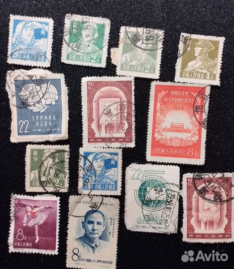 Почтовые марки редкие. Китай