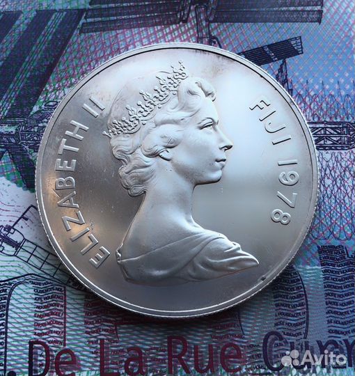 20 долларов Фиджи 1978 Серебро