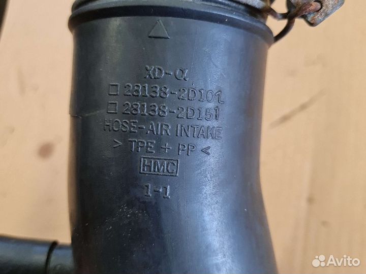 Гофра воздушного фильтра Hyundai Elantra XD