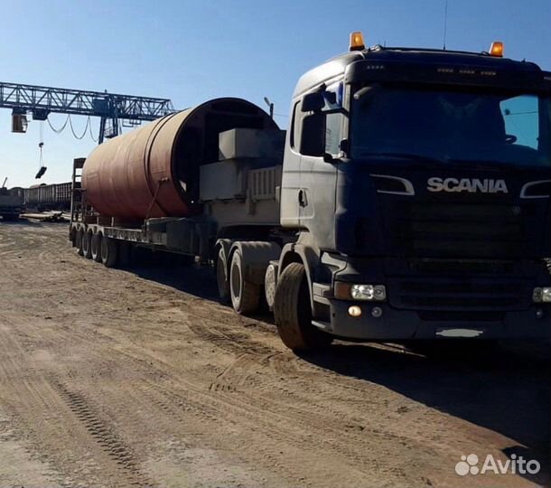 Грузоперевозки негабарита на траллах