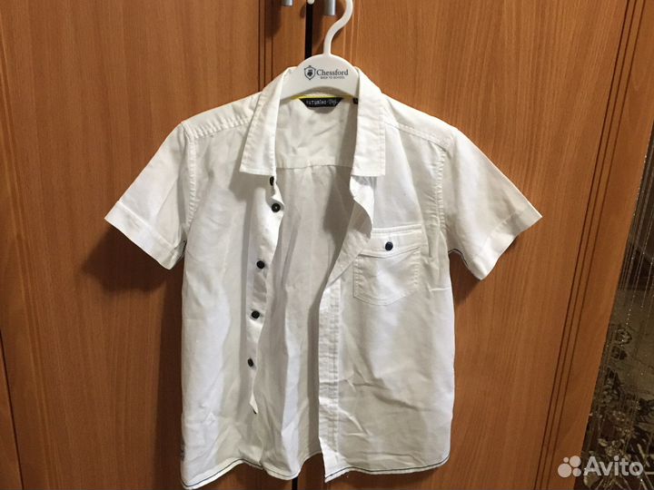 Рубашка летняя для мальчика 140