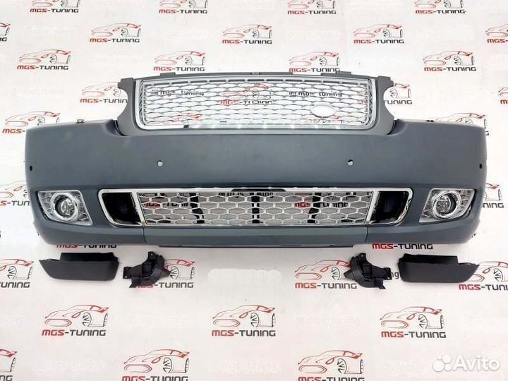 Бампер в сборе Autobiography рест Range Rover 2-12