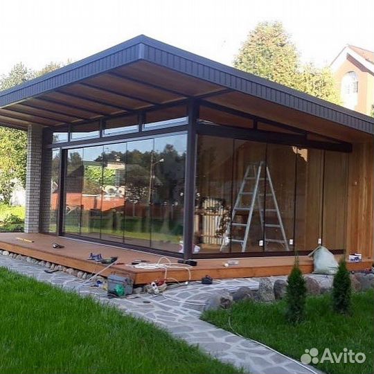 Безрамное остекление