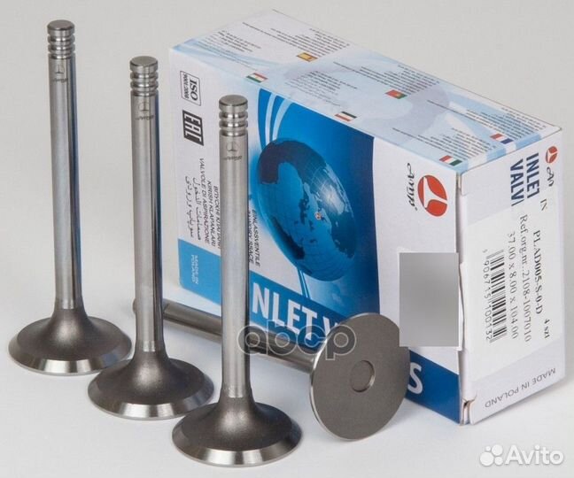 Клапана 21083 (4 шт.) впускные 