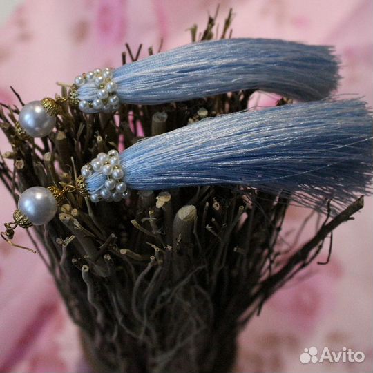 Серьги кисти ручной работы