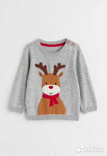 Свитер новогодний детский