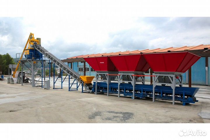 Бетонный завод Рифей-Бетон-Конвейер-72