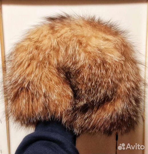 Шапка женская. Лиса натуральная. Новая