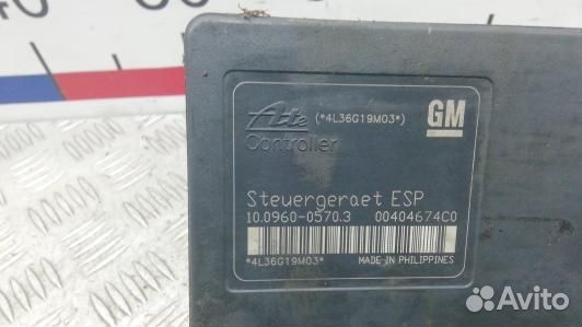 Блок ABS opel zafira B (ABR05KW01)
