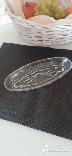 Селедочница стекло СССР
