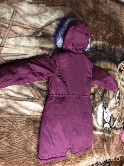 Куртка демисезонная для девочки 146 длинная