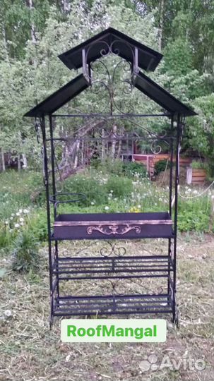 Мангал с крышей