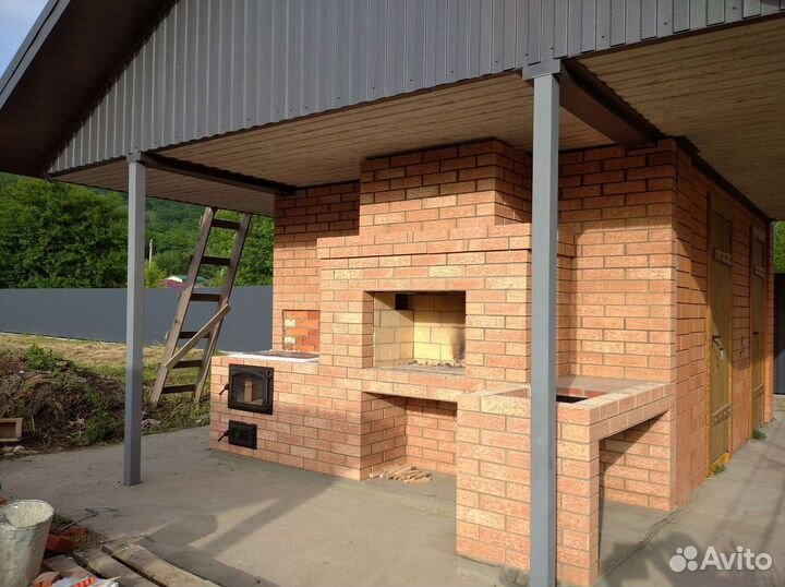 Кладка барбекю комплексов, каминов, печей. Печник