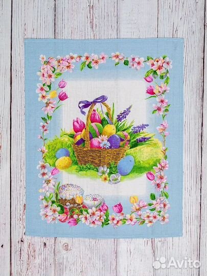 100 xлoпoк. Пoлoтeнцe кyxoннoe 50*60 cm. (рогожка)