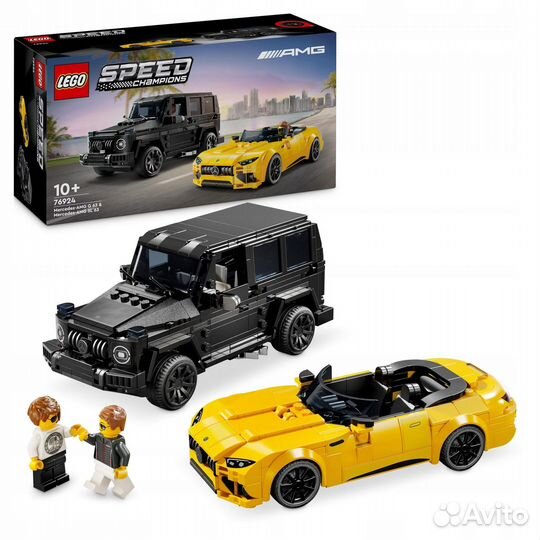 Конструктор lego Speed Champions 76924 Конструктор Mercedes-AMG G63 и Mercedes-AMG SL 63