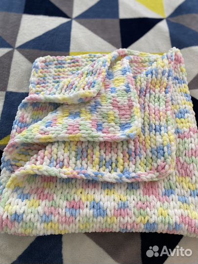 Детский плед ручной работы