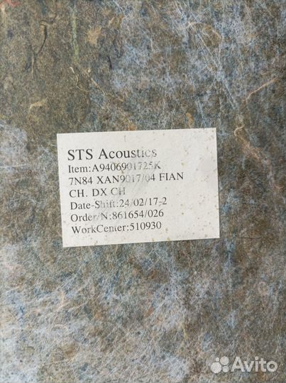 Обшивка боковой стенки правая