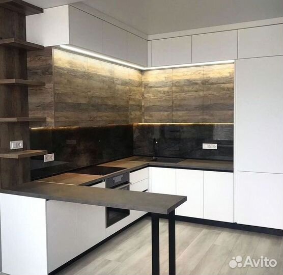 Кухня в стиле хай тек современная