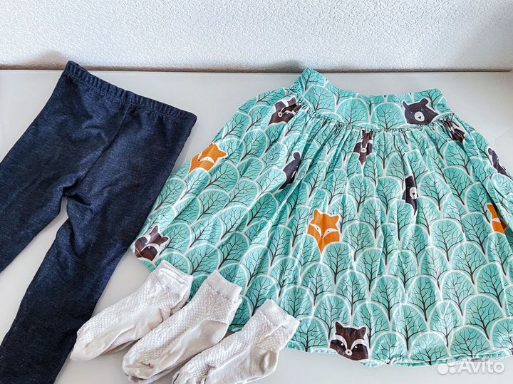 Вещи пакетом для девочки на рост 85-100