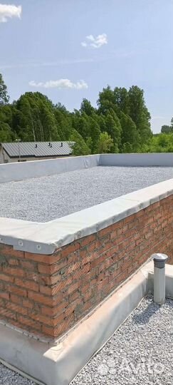 Монтаж плоской кровли