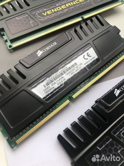 Оперативная память corsair DDR 3 4Gb 1600 Gz