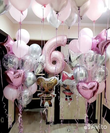 Воздушные шарики, доставка